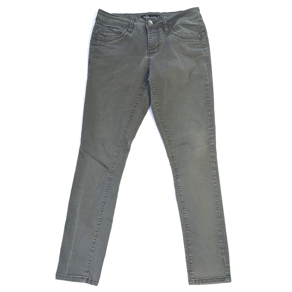 Royalty for Me WannaBettaButt Skinny Jeans Black Gray Size 6 Stretch Denim